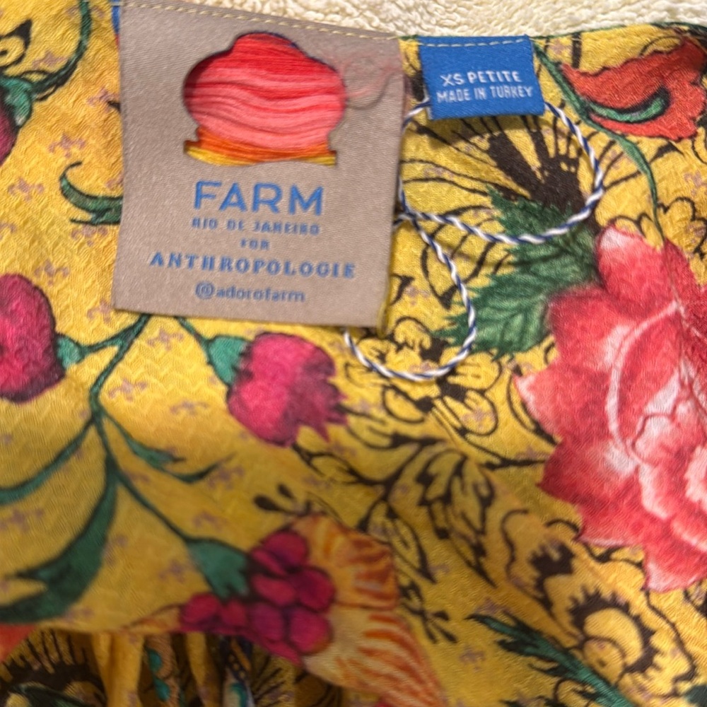 Farm Rio bright colorful shirt